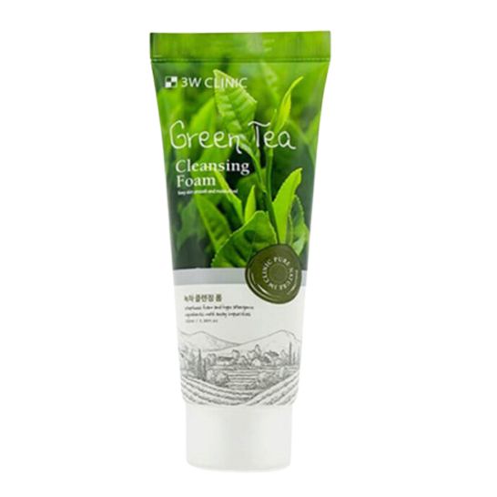 3W Clinic Green Tea Foam Cleansing 100ml