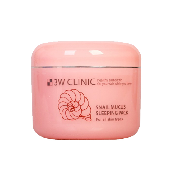 3W Clinic Snail Mucus Sleeping Pack 100ml
