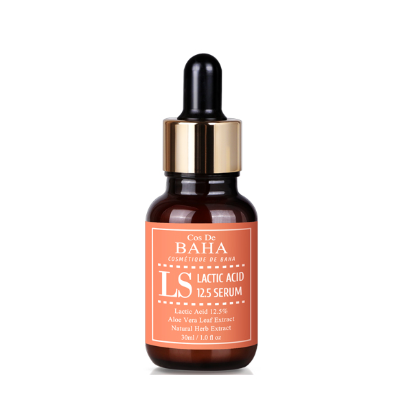 Cos De BAHA Lactic Acid 12.5% AHA Facial Serum (LS) 30ml